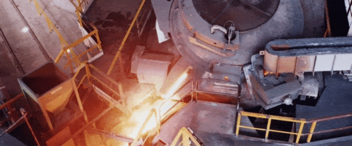 Inductotherm Channel Holding Furnace animated gif