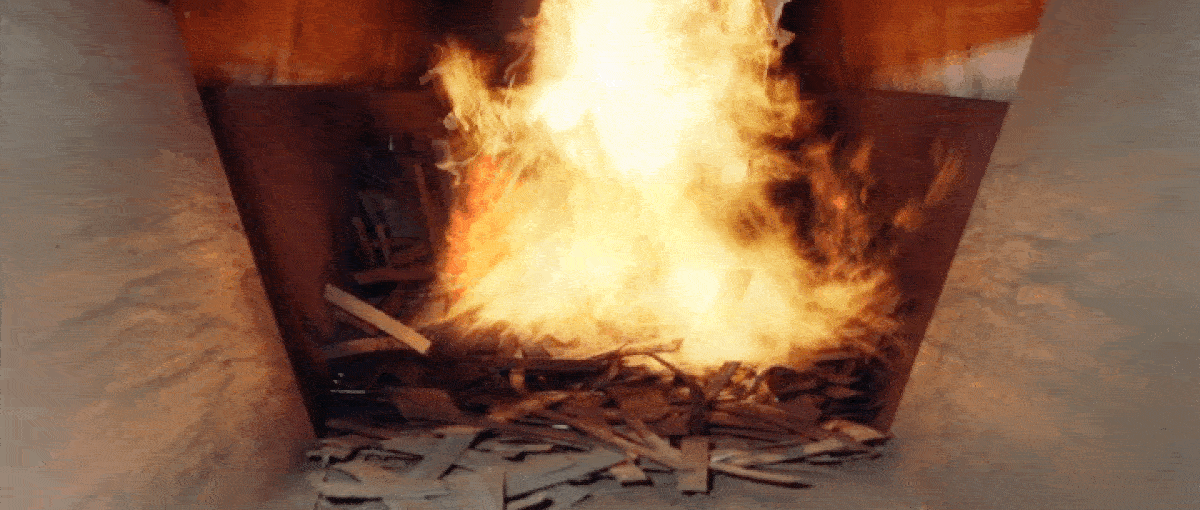 Drying-ani animation of induction furnace charge material Drying and Preheating System