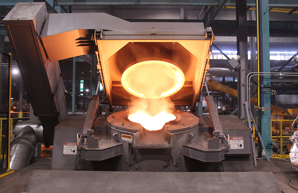 Inductotherm Heavy Steel Shell Furnace