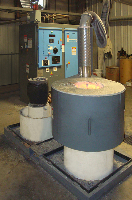 Inductotherm Lift Swing Furnace