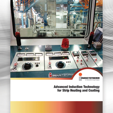 thumbnail of brochure titled: Advanced Induction Technology for Strip Heating and Coating
